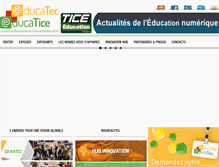 Tablet Screenshot of educatec-educatice.com